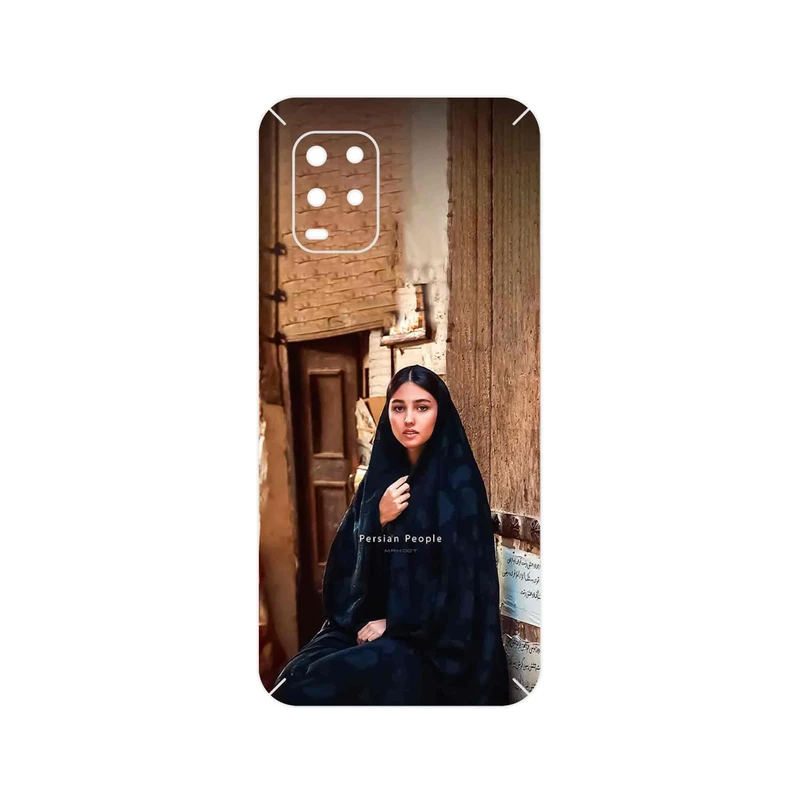 برچسب پوششی ماهوت مدل Portrait of an Iranian Woman مناسب برای گوشی موبایل شیائومی Mi 10 Lite 5G
