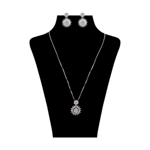 نیم ست نقره زنانه کد 5-102