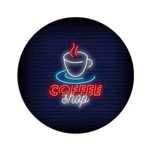 استیکر تزئینی موبایل مدل پوستر کافی شاپ کد 4727