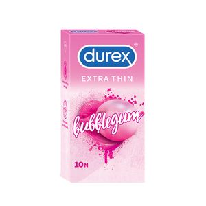  کاندوم دورکس مدل Extra Thin bubblegum بسته 10 عددی