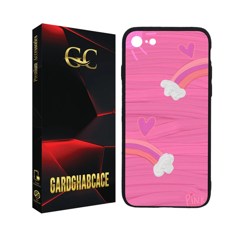 کاور گارد قاب کیس مدل دخترانه T  مناسب برای گوشی موبایل اپل  iPhone 7 \ 8 \ SE 2020