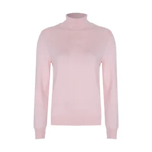 پلیور یقه اسکی زنانه آلفونسی مدل W2150001KN-PINK