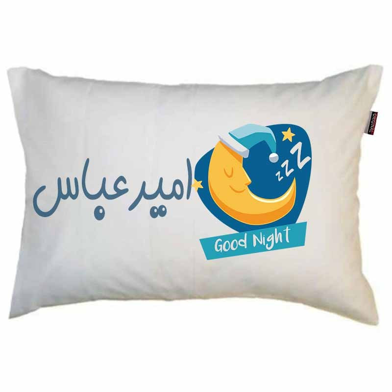 رو بالشی مد برتر مدل فانتزی ماه طرح اسم امیر عباس کد 13