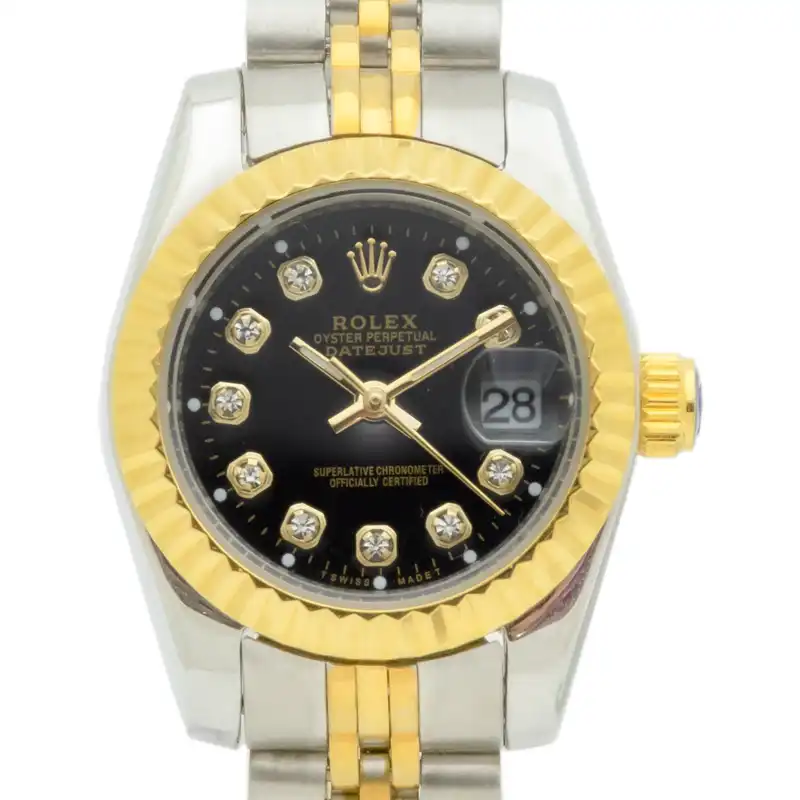 ست ساعت مچی عقربه ای زنانه و مردانه مدل دیت جاست