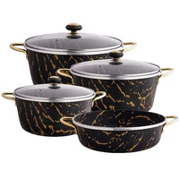 سرویس قابلمه و تابه گرانیتی ۷ پارچه سورنا مدل ۰۲۳