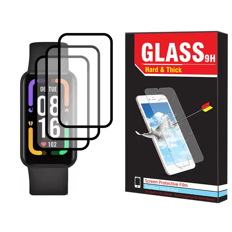 محافظ صفحه نمایش نانو هارد اند تیک مدل NHT مناسب برای ساعت هوشمند شیائومی Redmi Smart Band Pro بسته سه عددی