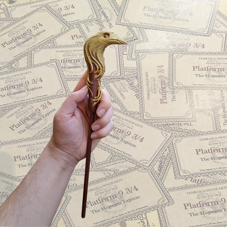 اسباب بازی زینتی مدل چوبدستی هری پاتر طرح Eagle