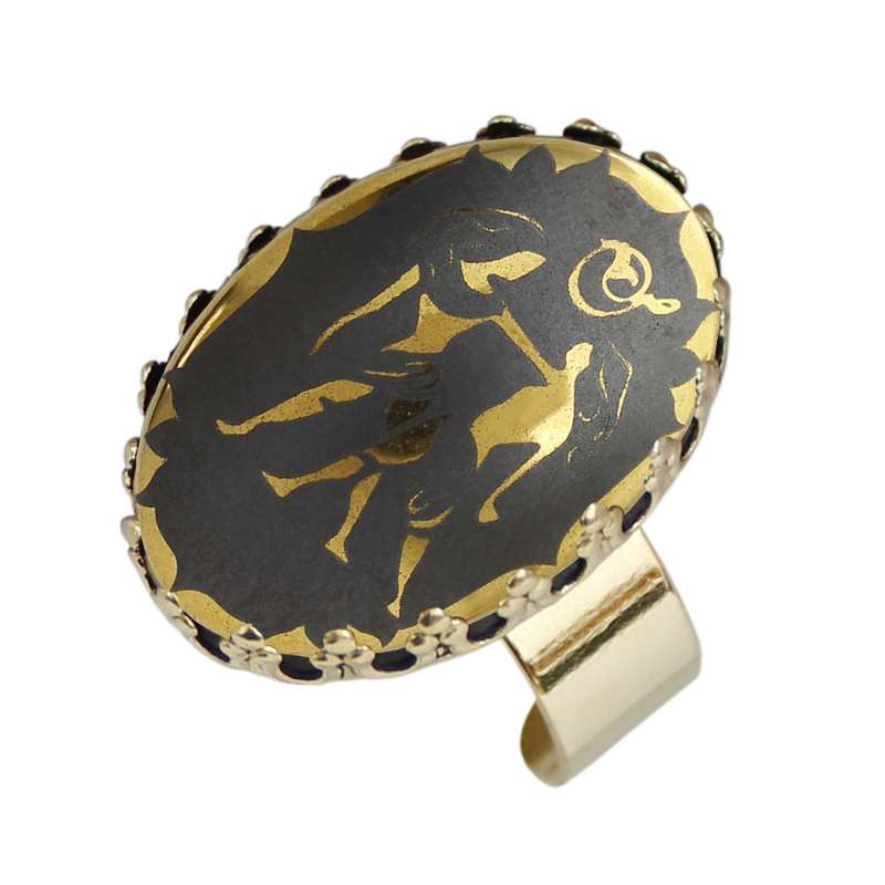 انگشتر زنانه مدل حدید خرداد ماه کد 78381