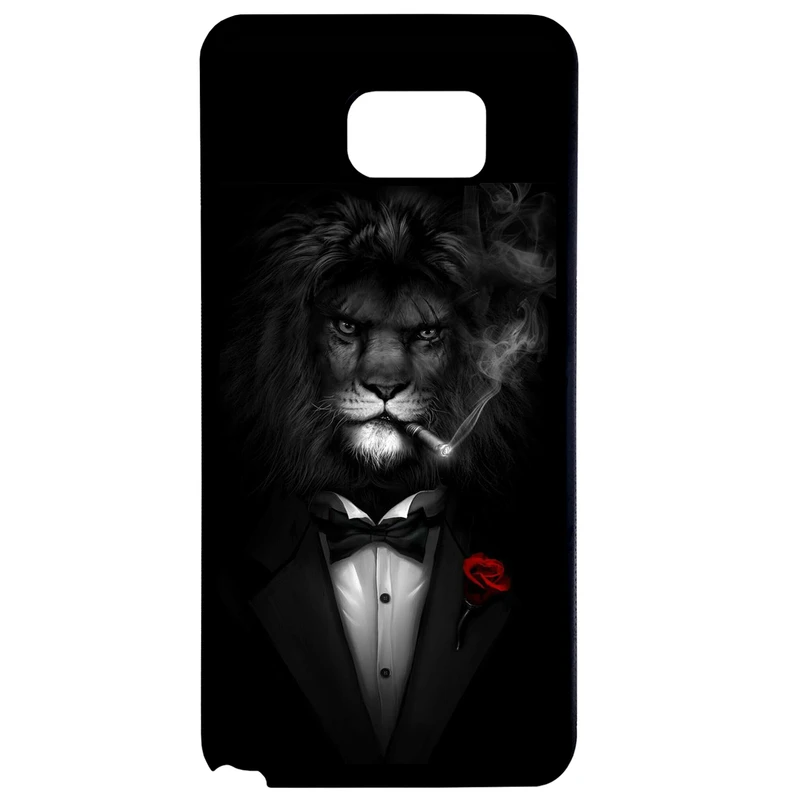 کاور طرح شیر کد 9957 مناسب برای گوشی موبایل سامسونگ galaxy note 5