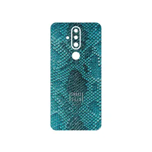 MAHOOT Blue Snake Skin Cover Sticker for Nokia X71