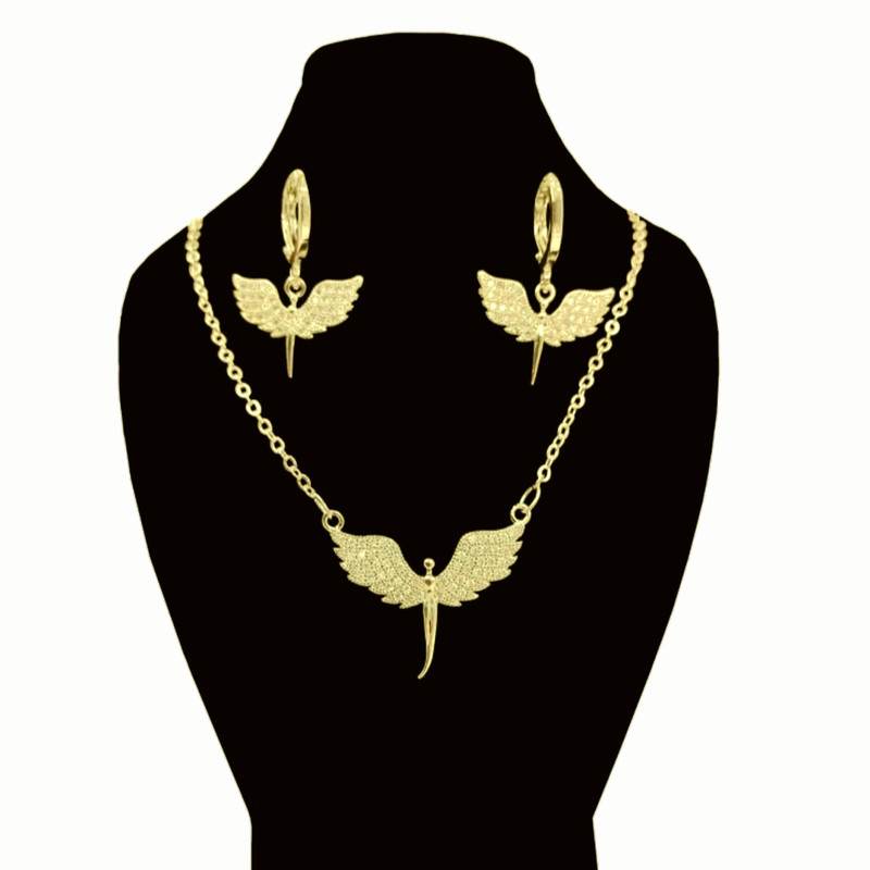 نیم ست زنانه زد جی جولری مدل فرشته