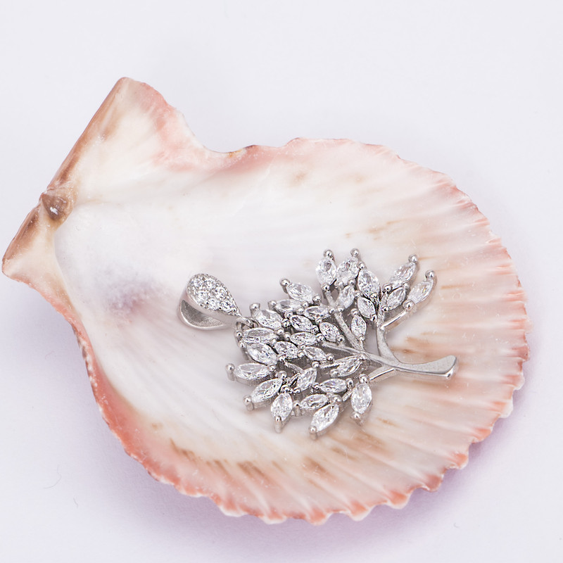 آویز گردنبند نقره زنانه مدل 665