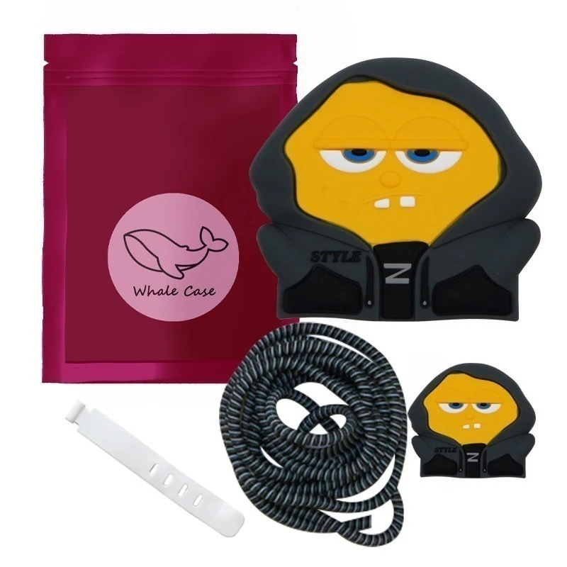 حافظ شارژر دیواری وال کیس مدل Bob مناسب برای شارژر 20 وات 3 پین اپل مجموعه 4 عددی