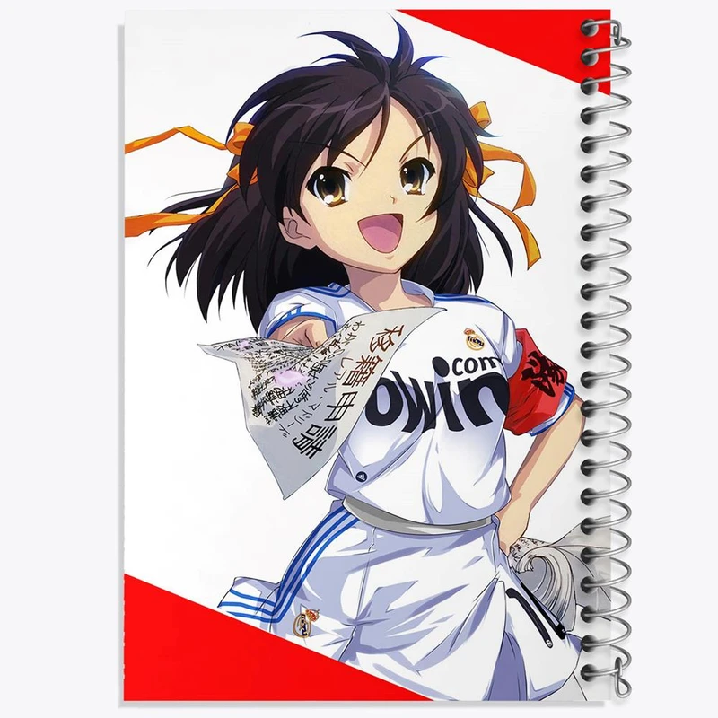 دفتر لیست خرید 50 برگ خندالو طرح هاروهی انیمه ناپدید شدن هارومی سوزومیا The Disappearance of Haruhi Suzumiya کد 23127