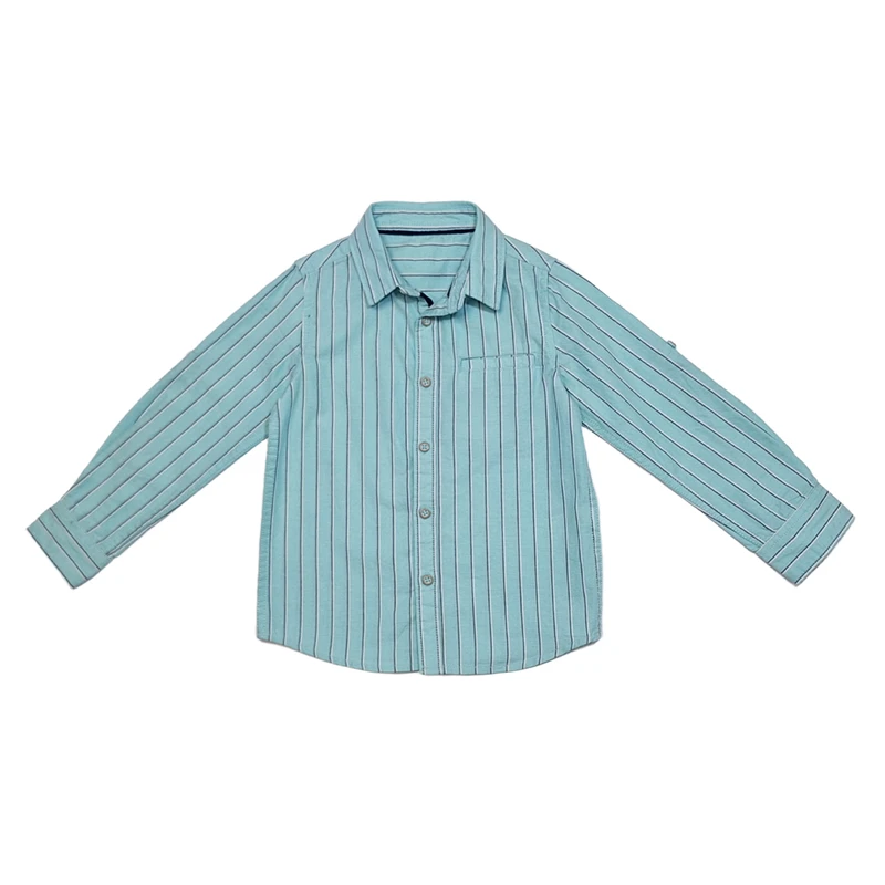 پیراهن آستین بلند یقه برگردان پسرانه مدل 6193