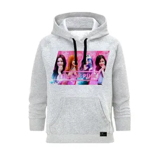 هودی زنانه مدل BLACK PINK  کد J06 رنگ طوسی