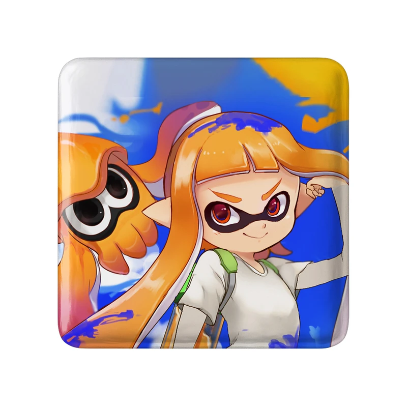 مگنت خندالو طرح بازی اسپلاتون (Splatoon) مدل مربعی کد 33295