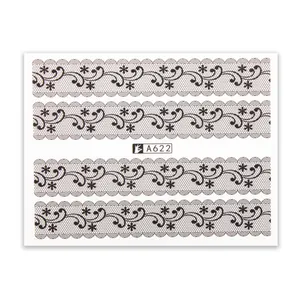 لنز طراحی ناخن طرح گیپور مدل A622 