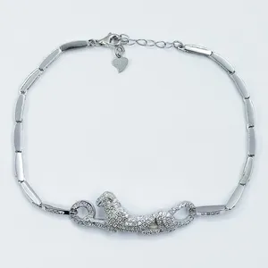 دستبند نقره زنانه سلین کالا مدل برلیان کد ce-As252