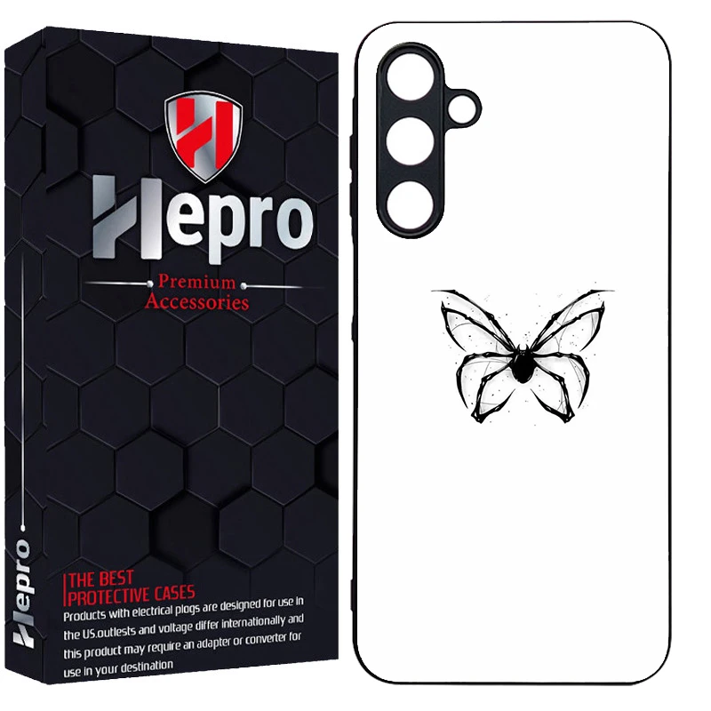 کاور هپرو طرح پروانه کد Dimo-823 مناسب برای گوشی موبایل سامسونگ Galaxy A16