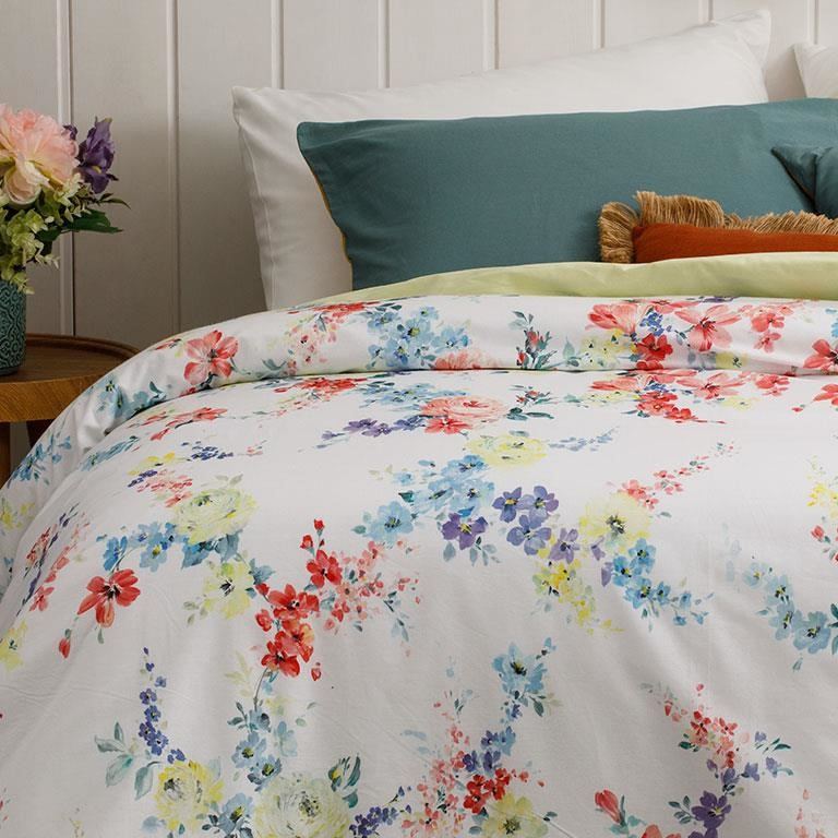 روکش لحاف انگلیش هوم مدل Spring Vanity دو نفره سایز 200x220 سانتی متر