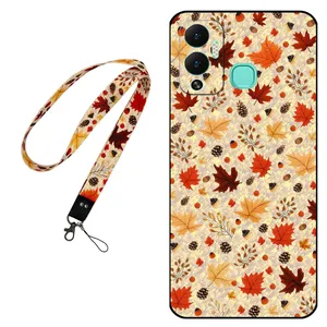 Megafone Fall 0017 Cover For Infinix Hot 12 Play Mobile Neckband