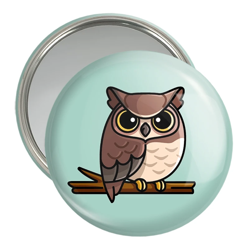 آینه جیبی خندالو مدل حیوانات بامزه جغد کد 28174