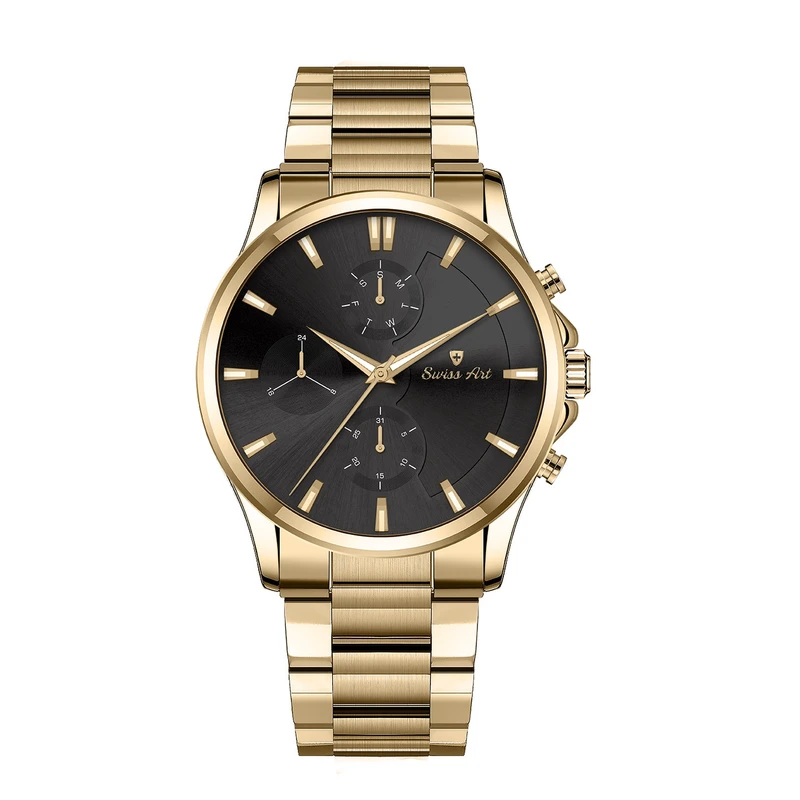 ساعت مچی عقربه‌ای کوارتز مردانه سوئیس آرت مدل 920151GD0301