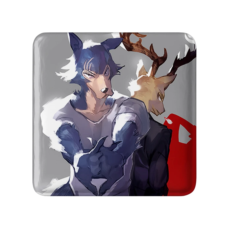 مگنت خندالو طرح لگوشی و لوییس انیمه بیستارز مدل مربعی کد 33442