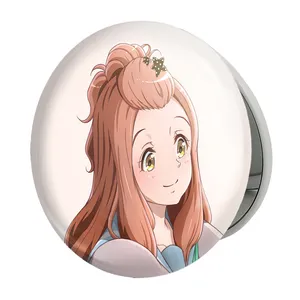 آینه جیبی خندالو طرح کنزاکی انیمه لیز و پرنده آبی مدل تاشو کد 23824 