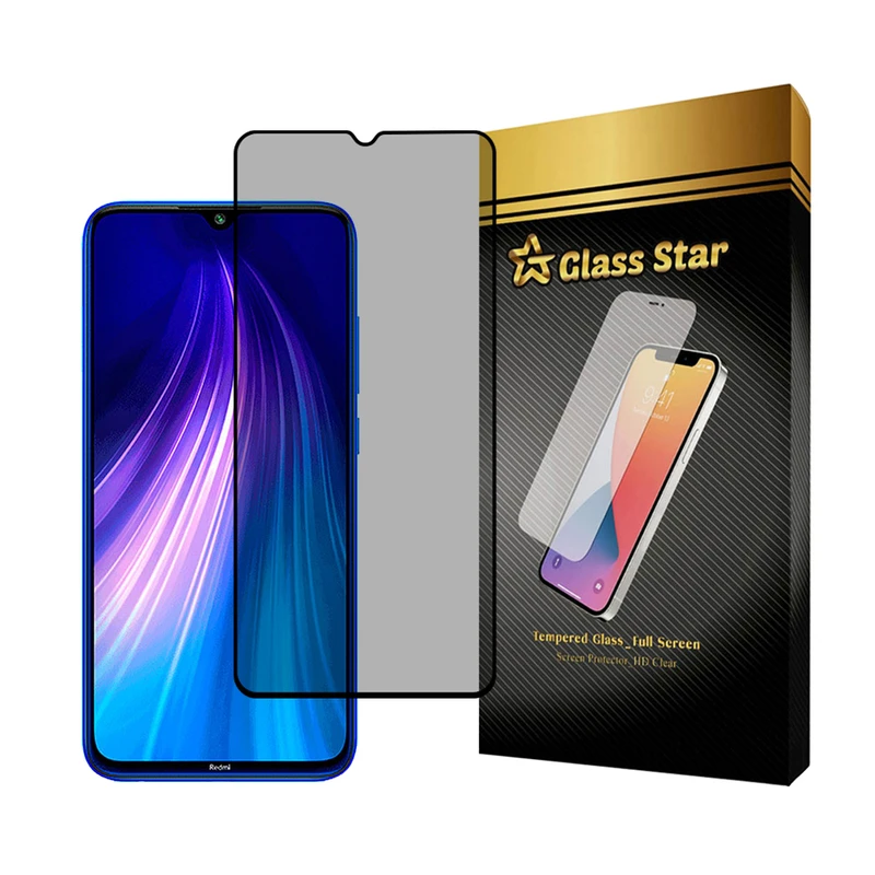 محافظ صفحه نمایش گلس استار مدل PRIVFULLG مناسب برای گوشی موبایل شیائومی Redmi Note 8 / Note 8 2021