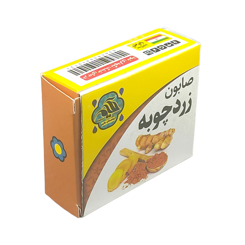 صابون شستشو گیاهستان حکیم مدل زردچوبه  وزن 60 گرم