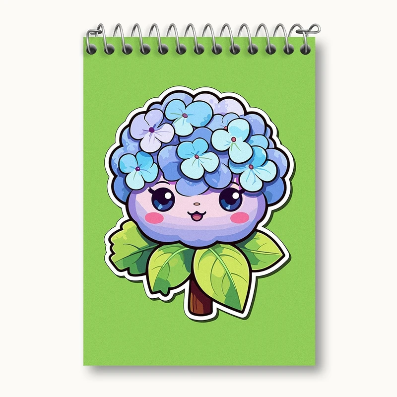 دفتر یادداشت 50 برگ خندالو مدل گل و گیاه کد 36633