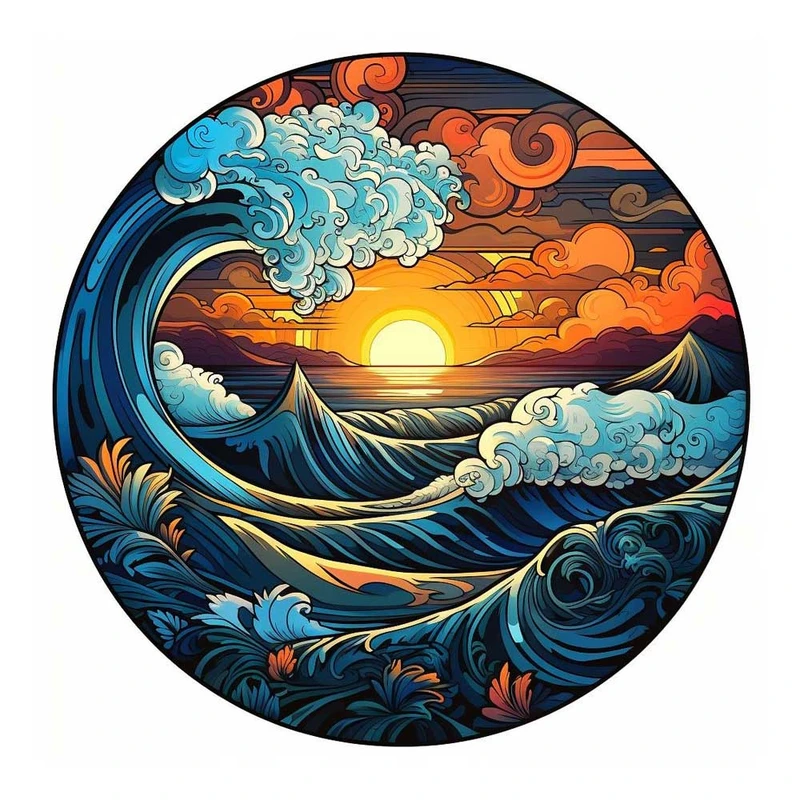 استیکر پارچه و لباس پاد آفرین مدل ساحل کد 01