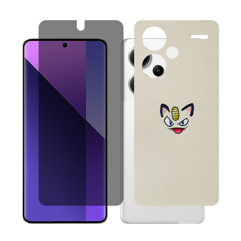 محافظ صفحه نمایش حریم شخصی گلس مدل Together مناسب برای گوشی موبایل شیائومی Redmi Note 13 Pro Plus به همراه برچسب پوششی پشت گوشی
