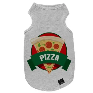 لباس سگ و گربه 27 طرح Pizza Green کد MH258 سایز S