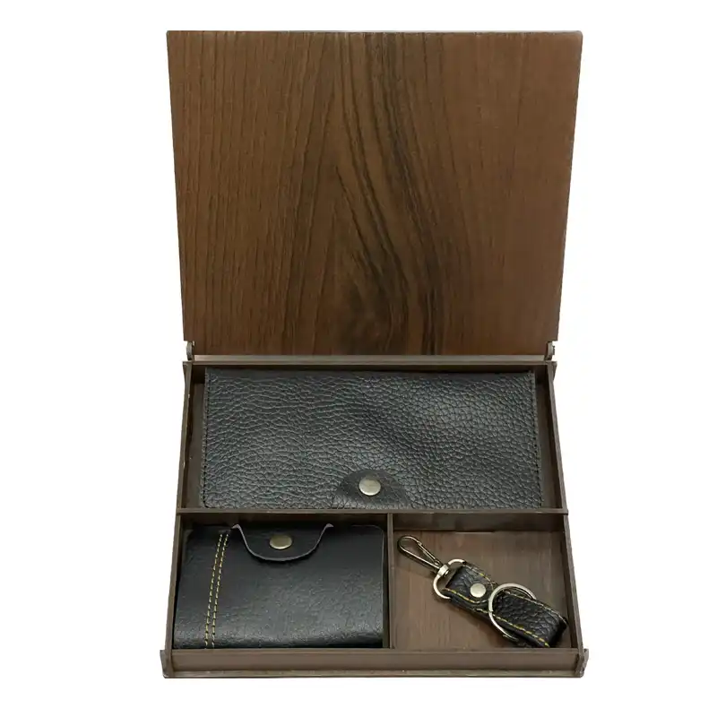 ست هدیه مردانه مدل چرم طبیعی کد Tn-5