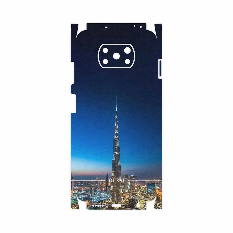 برچسب پوششی ماهوت مدل Dubai City-FullSkin مناسب برای گوشی موبایل شیائومی Poco X3 NFC