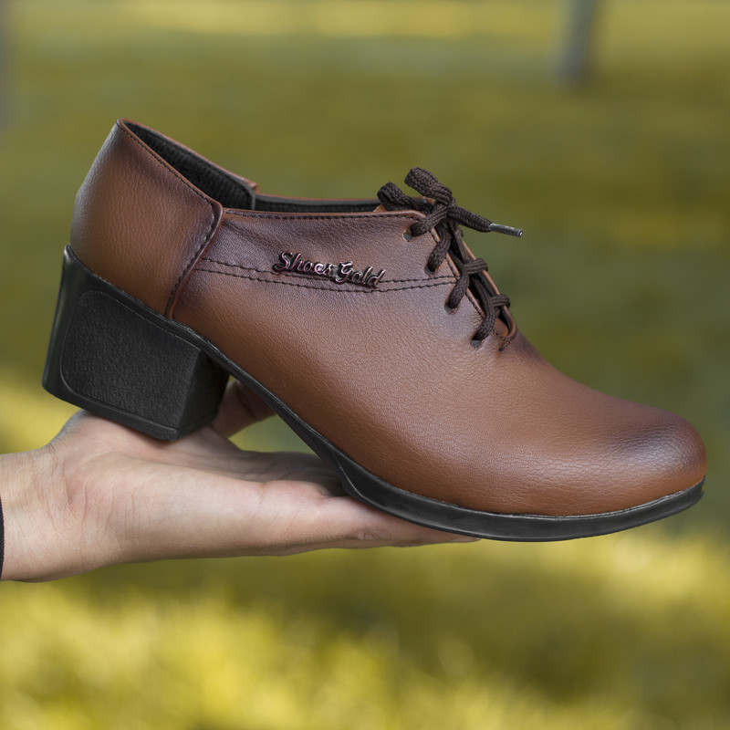 کفش زنانه کد PK رنگ عسلی