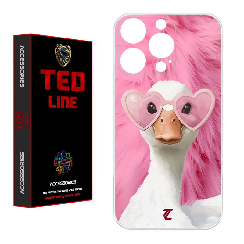 کاور تدلاین طرح اردک کد 1166 مناسب برای گوشی موبایل اپل Iphone 15 Pro Max