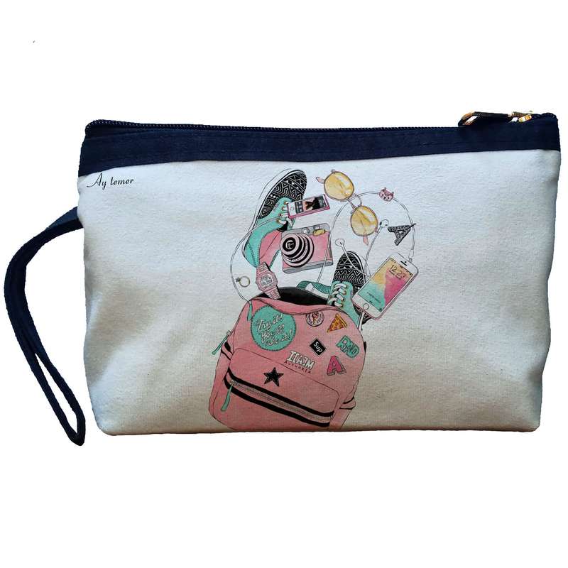 کیف لوازم آرایش زنانه آی تمر مدل اکسسوری کد 261