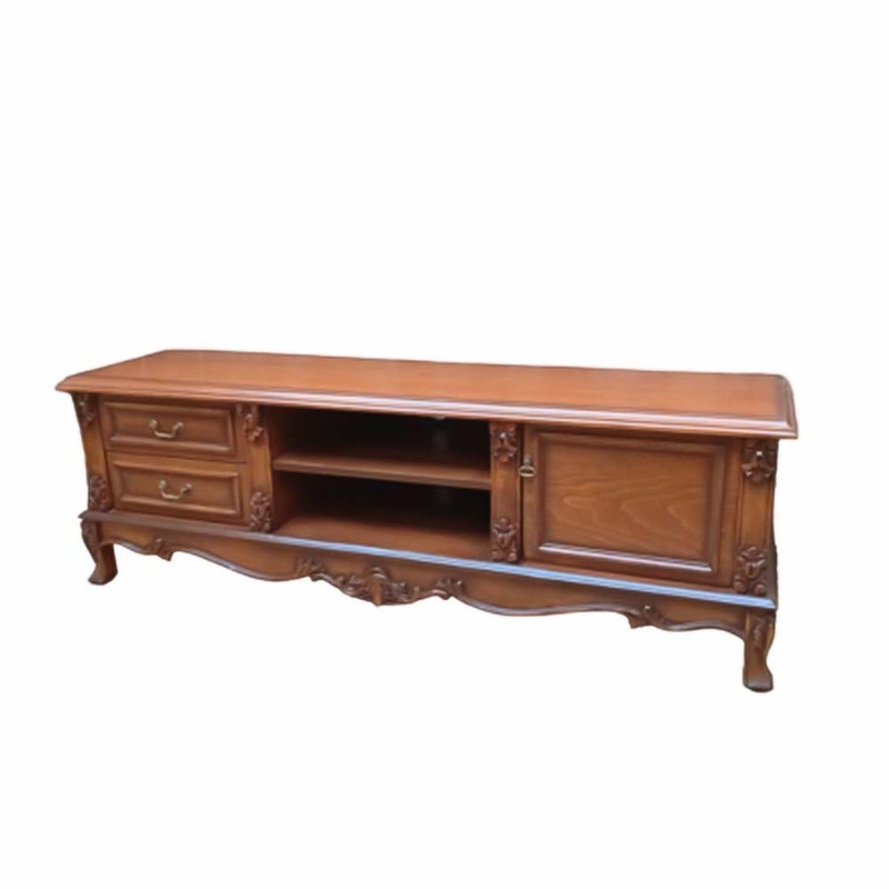 میز تلویزیون مدل دو گل D200 دو کشو