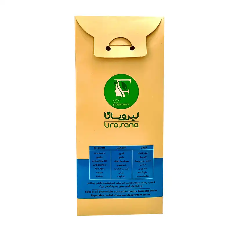 ماسک صورت لیروسانا مدل کائولن خاک رس وزن 100 گرم