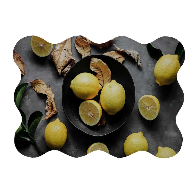 پادری مدل دالبر طرح لیمو کد 8538 سایز 80x110 سانتی متر