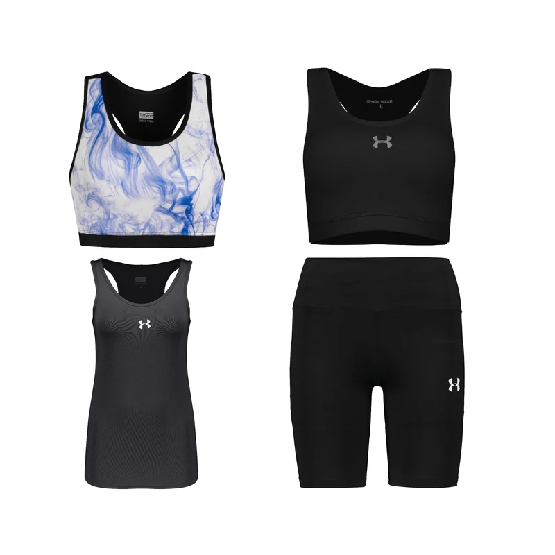 ست چهار تکه لباس ورزشی زنانه مدل 1902-1801-69-9101