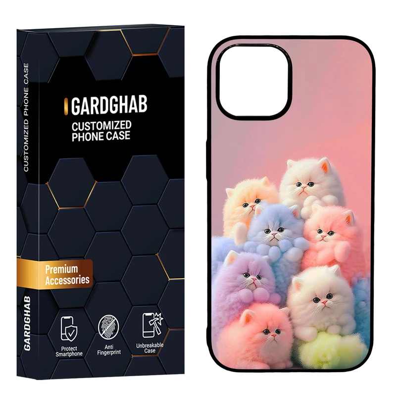 کاور گارد قاب مدل دور ژله ای فانتزی مناسب برای گوشی موبایل اپل iPhone 15