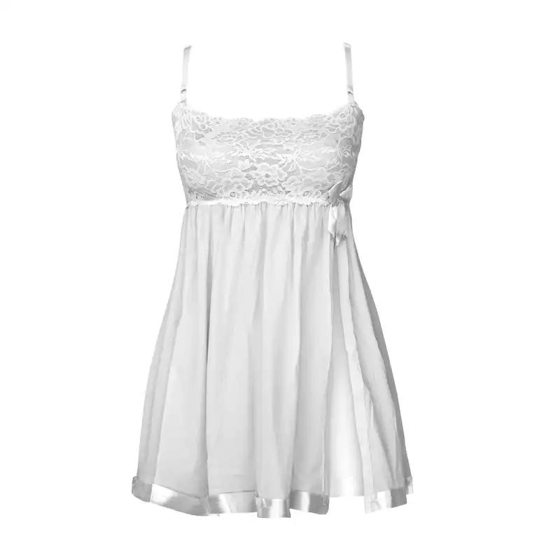 لباس خواب زنانه مدل PRINCESS رنگ سفید