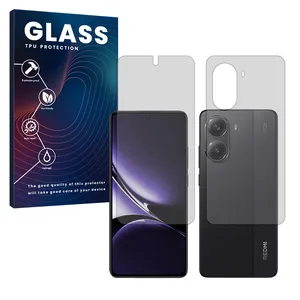 Glass Hydrogel model Matte Screen Protector for Xiaomi Redmi Turbo 4 mobile phone along with the back protector