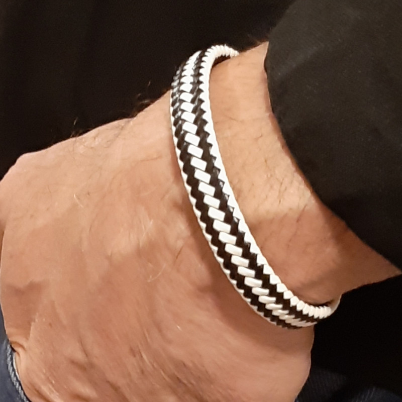 دستبند مردانه مدل چرم طبیعی کد 1339