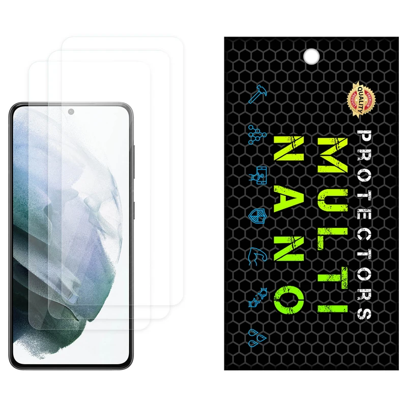 محافظ صفحه نمایش مولتی نانو مدل X-S3N مناسب برای گوشی موبایل سامسونگ Galaxy S21 5G بسته سه عددی